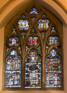 Window showing St Lawrence